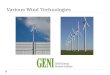 Various Wind Technologies