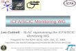 ICFA/SCIC Monitoring WG