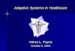 Adaptive Systems in Healthcare