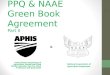 PPQ & NAAE  Green Book Agreement  Part II