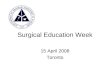 Surgical Education Week