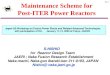 Maintenance Scheme for  Post-ITER Power Reactors