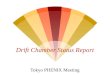 Drift Chamber Status Report