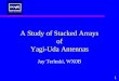 A Study of Stacked Arrays of Yagi-Uda Antennas