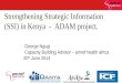 Strengthening Strategic Information (SSI) in Kenya  -  ADAM project