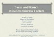 Farm and Ranch  Business Success Factors