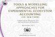 TOOLS & MODELLING APPROACHES FOR EXPERIMENTAL ECOSYSTEM ACCOUNTING  (UN- NEW YORK)
