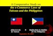 A Comparative Study on  the e-Commerce Laws of  Taiwan and the Philippines