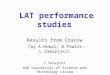 LAT performance  studies