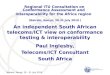 An independent South African telecoms/ICT view on conformance testing & interoperability