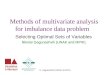 Methods of multivariate analysis for imbalance data problem