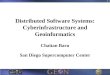 Distributed Software Systems: Cyberinfrastructure and Geoinformatics Chaitan Baru