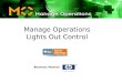 Manage Operations  Lights Out Control