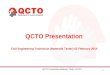 QCTO Presentation Civil Engineering Technician (Materials Tester) 03 February 2014