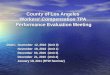 County of Los Angeles  Workers’ Compensation TPA  Performance Evaluation Meeting
