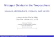 Nitrogen Oxides in the Troposphere sources, distributions, impacts, and trends