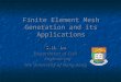 Finite Element Mesh Generation and its Applications