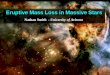 Eruptive Mass Loss in Massive Stars Nathan Smith   - University of Arizona