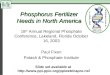 Phosphorus Fertilizer Needs in North America