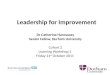 Leadership for Improvement