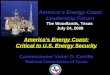 America’s Energy Coast Leadership Forum The Woodlands, Texas  July 24, 2008