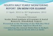 FOURTH HALF YEARLY MONITORING REPORT   ON  MDM FOR GUJARAT