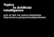 Topics                             in Artificial Intelligence