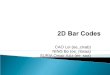 2D Bar Codes