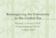Reimagining the University in the Global Era