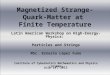 Magnetized Strange -Quark- Matter  at   Finite Temperature