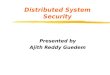 Distributed System Security