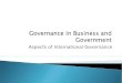 Governance in Business and Government