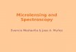 Microlensing and Spectroscopy