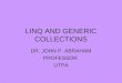 LINQ AND GENERIC COLLECTIONS