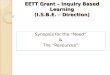 EETT Grant – Inquiry Based Learning (I.S.B.E. – Direction)