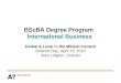 BScBA Degree Program International Business