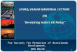 Lovraj  KUMAR Memorial Lecture  on “Re-visiting India’s Oil Policy”
