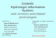 CUAHSI  Hydrologic Information System: web services and related technologies