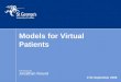 Models for Virtual Patients