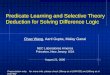 Predicate Learning and Selective Theory Deduction for Solving Difference Logic