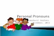 Personal  Pronouns