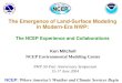 The Emergence of Land-Surface Modeling in Modern-Era NWP: The NCEP Experience and Collaborations