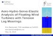 Aero-Hydro-Servo-Elastic Analysis of Floating Wind Turbines with Tension Leg Moorings