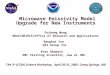 Microwave Emissivity Model Upgrade for New Instruments