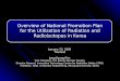 Overview of National Promotion Plan for the Utilization of Radiation and Radioisotopes in Korea