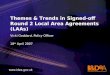 Themes & Trends in Signed-off Round 2 Local Area Agreements (LAAs)