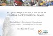 Progress Report on improvements to Building Control Customer service