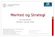 Marked og Strategi