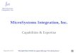 MicroSystems Integration, Inc