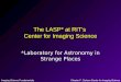 The LASP* at RIT’s  Center for Imaging Science